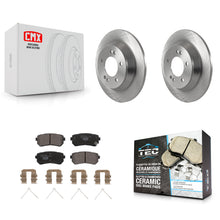 Charger l'image dans la galerie, Rear Disc Brake Rotors And Ceramic Pads Kit For Hyundai Kona