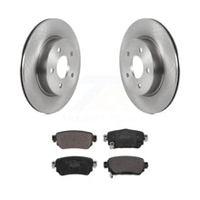 Charger l&#39;image dans la galerie, Rear Disc Brake Rotors And Ceramic Pads Kit For Nissan Rogue Sport LEAF Qashqai