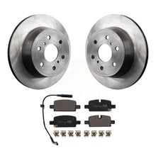 Charger l&#39;image dans la galerie, Rear Brake Rotor &amp; Ceramic Pad Kit For GMC Sierra 1500 With Manual Parking