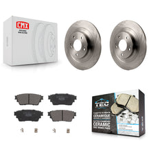 Charger l'image dans la galerie, Rear Brake Rotor And Ceramic Pad Kit For Mitsubishi Outlander Eclipse Cross PHEV
