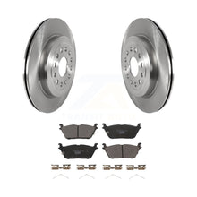 Load image into Gallery viewer, Rear Disc Brake Rotors And Ceramic Pads Kit For Ram 1500