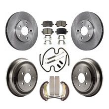 Load image into Gallery viewer, Front Rear Disc Brake Rotors Ceramic Pad And Drum Kit (7Pc) For Chevrolet Malibu