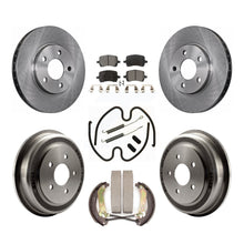 Load image into Gallery viewer, Front Rear Disc Brake Rotors Ceramic Pad And Drum Kit (7Pc) For Chevrolet Malibu