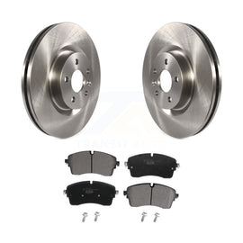 [Front] 2018 Jaguar E-Pace S/SE Premium OE Brake Rotors & Ceramic Pads Kit For Max Braking