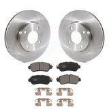 Front Disc Brake Rotors And Ceramic Pads Kit For Nissan Kicks Versa