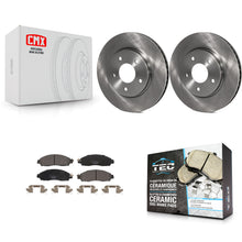 Charger l'image dans la galerie, [Front] 2018-2022 Nissan LEAF Premium OE Brake Rotors &amp; Ceramic Pads Kit For Max Braking