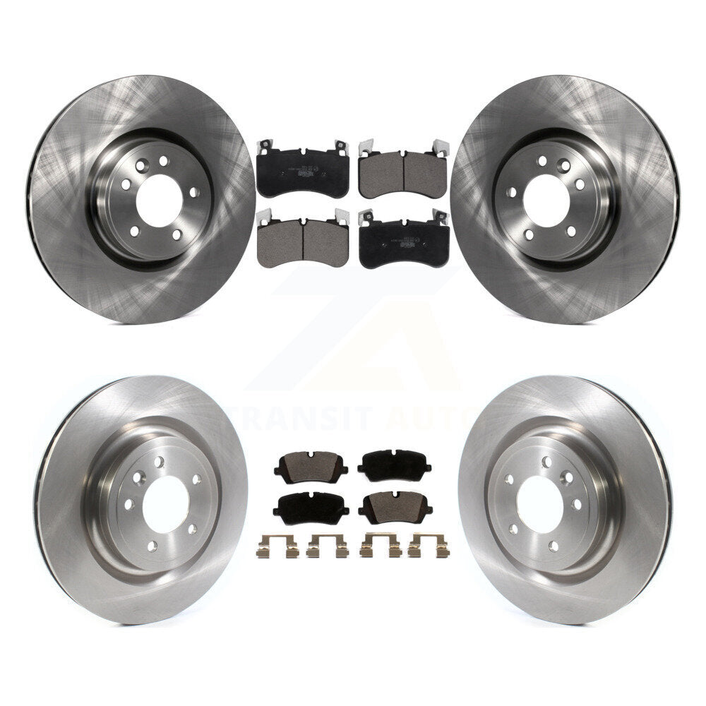 Front Rear Disc Brake Rotors And Ceramic Pads Kit For Land Rover Range