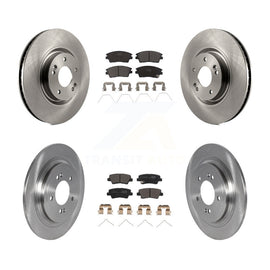 [Front+Rear] 2017-2021 Kia Sportage Turbocharged Premium OE Brake Rotors & Ceramic Pads Kit For Max Braking