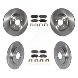 Front Rear Disc Brake Rotors And Ceramic Pad Kit For Kia Sportage Hyundai Tucson