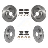 Front Rear Disc Brake Rotors And Ceramic Pad Kit For Kia Sportage Hyundai Tucson