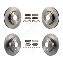 [Front+Rear] 2019-2020 Nissan Altima AWD Premium OE Brake Rotors & Ceramic Pads Kit For Max Braking