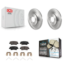 Charger l'image dans la galerie, Rear Brake Rotor And Ceramic Pad Kit For Kia Cadenza With Electric Parking