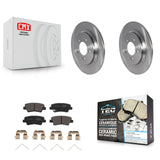 Rear Disc Brake Rotors And Ceramic Pads Kit For Kia Sportage Hyundai Tucson Nexo