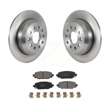 Load image into Gallery viewer, Rear Disc Brake Rotors And Ceramic Pads Kit For 2018-2020 Jeep Wrangler Sport