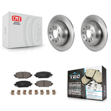 Charger l'image dans la galerie, [Rear] 2018-2020 Jeep Wrangler Sport Premium OE Brake Rotors &amp; Ceramic Pads Kit For Max Braking