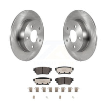 Load image into Gallery viewer, Rear Disc Brake Rotors And Ceramic Pads Kit For Nissan Altima Kicks