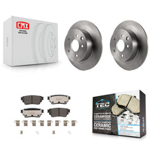 Charger l'image dans la galerie, Rear Disc Brake Rotors And Ceramic Pads Kit For Nissan Altima AWD
