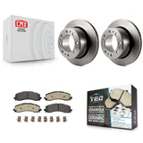 [Rear] 2019-2022 Ram 2500 3500 Premium OE Brake Rotors & Ceramic Pads Kit For Max Braking