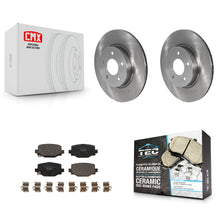 Charger l'image dans la galerie, Rear Disc Brake Rotors And Ceramic Pads Kit For INFINITI QX50 QX55