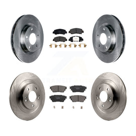 Front Rear Disc Brake Rotors And Ceramic Pads Kit For Mitsubishi Eclipse Cross