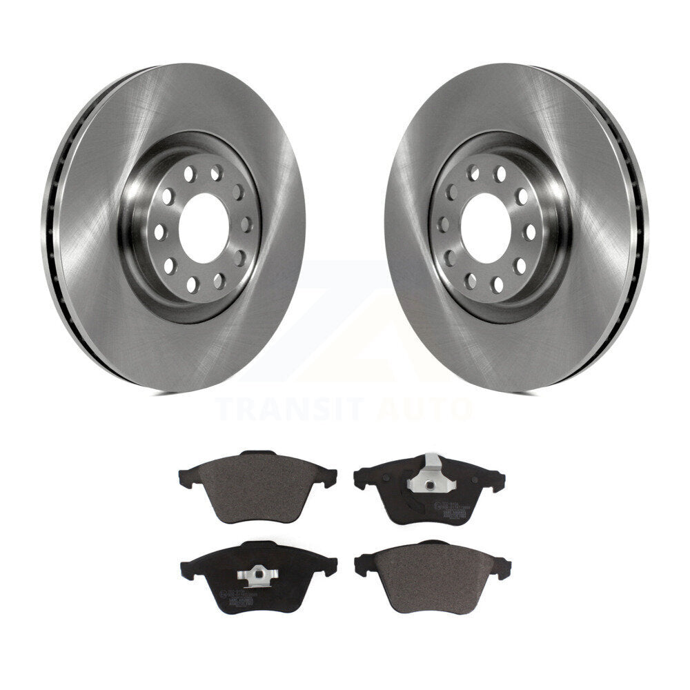 Front Disc Brake Rotors And Ceramic Pads Kit For Audi A6 Quattro