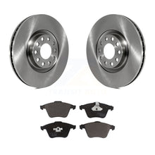 Charger l&#39;image dans la galerie, Front Disc Brake Rotors And Ceramic Pads Kit For Audi A6 Quattro