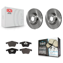 Charger l'image dans la galerie, Front Disc Brake Rotors And Ceramic Pads Kit For Audi A6 Quattro