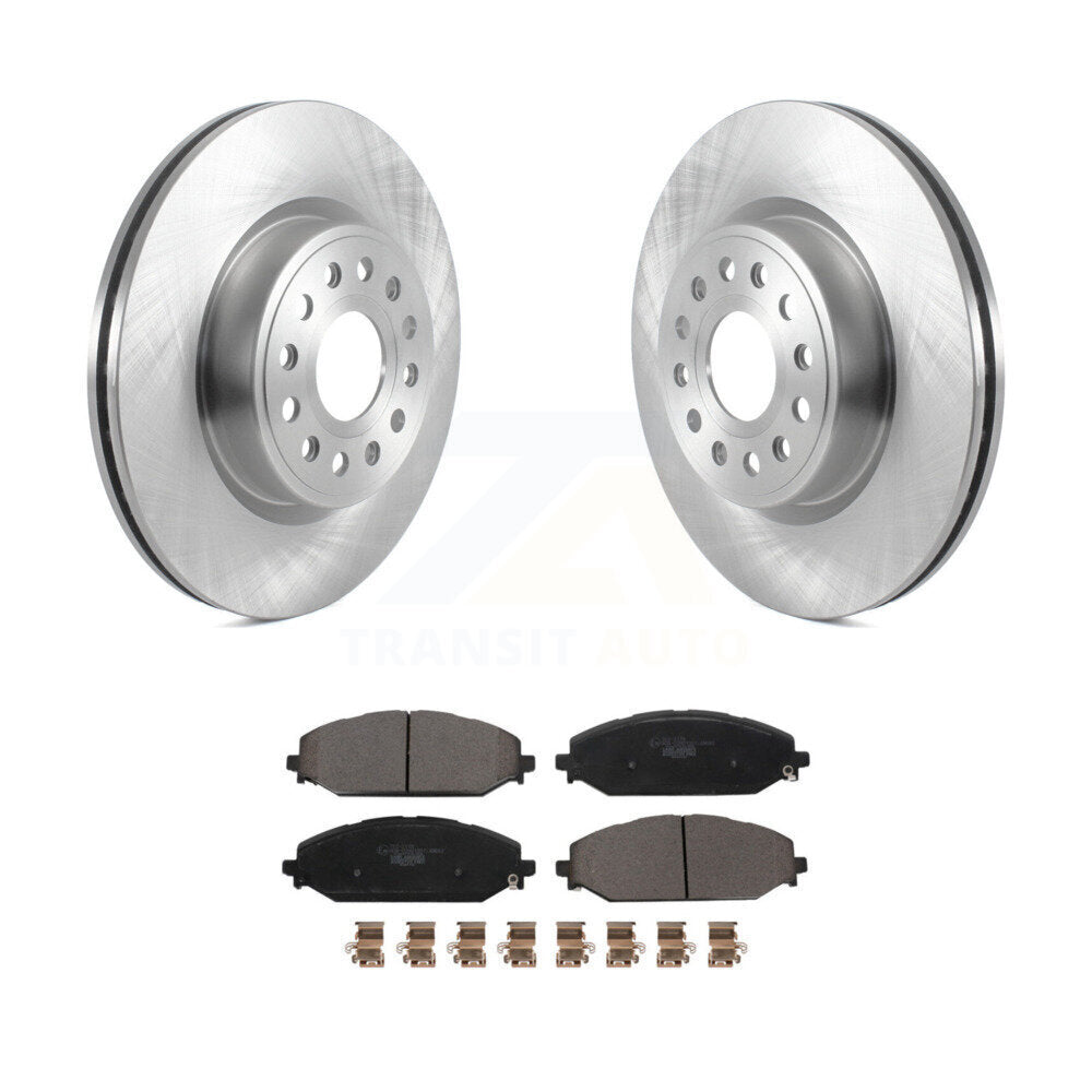 Front Disc Brake Rotors And Ceramic Pads Kit For Ram 1500