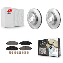 Charger l'image dans la galerie, Front Disc Brake Rotors And Ceramic Pads Kit For Ram 1500