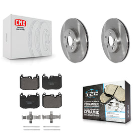 Front Brake Rotor & Ceramic Pad Kit For Mini Cooper Clubman S With Sport Package