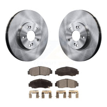 Charger l&#39;image dans la galerie, Front Disc Brake Rotors And Ceramic Pads Kit For Honda Accord