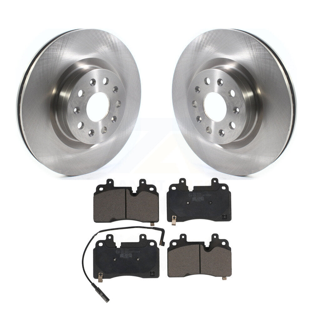 Front Disc Brake Rotors And Ceramic Pads Kit For Cadillac CT6