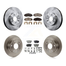 Charger l'image dans la galerie, Front Rear Disc Brake Rotors And Ceramic Pads Kit For Honda Accord