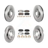 Front Rear Disc Brake Rotor & Ceramic Pad Kit For Kia Telluride Hyundai Palisade