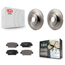 Charger l'image dans la galerie, Rear Disc Brake Rotors And Ceramic Pads Kit For Mitsubishi Eclipse Cross