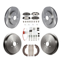 Charger l'image dans la galerie, [Front+Rear] 2019 Toyota Corolla 2.0L Premium OE Brake Rotor Drum Kit &amp; Ceramic Pads For Max Braking