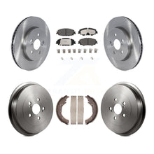 Charger l'image dans la galerie, [Front+Rear] 2019 Toyota Corolla 2.0L Premium OE Brake Rotor Drum Kit &amp; Ceramic Pads For Max Braking