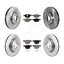 [Front+Rear] 2013 BMW ActiveHybrid 7 Premium OE Brake Rotors & Ceramic Pads Kit For Max Braking