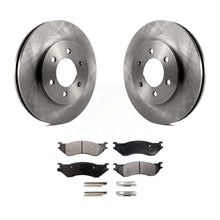 Charger l&#39;image dans la galerie, Front Disc Brake Rotors Ceramic Pad Kit For 2002 Lincoln Navigator From 03 19 02