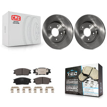Charger l'image dans la galerie, Front Disc Brake Rotors And Ceramic Pad Kit For 2020-2022 Kia Soul Hyundai Venue