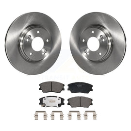 Front Brake Rotors Ceramic Pad Kit For 2020-2022 Kia Soul 1.6L with Turbocharged