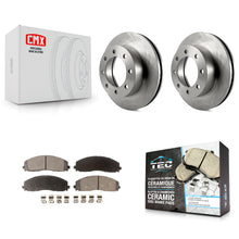 Charger l'image dans la galerie, [Front] 2013 Ford F-250 Super Duty 4WD Premium OE Brake Rotors &amp; Ceramic Pads Kit For Max Braking