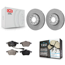 Load image into Gallery viewer, Front Disc Brake Rotors And Ceramic Pads Kit For Audi A6 Quattro 100