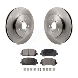 [Front] 06-07 Toyota Highlander Hybrid Limited Premium OE Brake Rotors & Ceramic Pads Kit For Max Braking