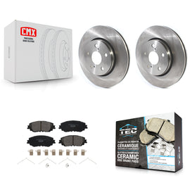 Front Brake Rotor Ceramic Pad Kit For Toyota C-HR Vehicles Manufactured In Japan