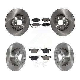 [Front+Rear] 2022-2023 Volkswagen Taos FWD Premium OE Brake Rotors & Ceramic Pads Kit For Max Braking