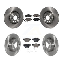 Charger l'image dans la galerie, [Front+Rear] 2022-2023 Volkswagen Taos FWD Premium OE Brake Rotors &amp; Ceramic Pads Kit For Max Braking