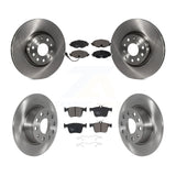 [Front+Rear] 2022-2023 Volkswagen Taos FWD Premium OE Brake Rotors & Ceramic Pads Kit For Max Braking