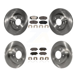 [Front+Rear] 2020-2022 Hyundai Venue Kia Soul Premium OE Brake Rotors & Ceramic Pads Kit For Max Braking