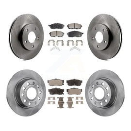 [Front+Rear] 1999 Nissan Maxima From 04 Premium OE Brake Rotors & Ceramic Pads Kit For Max Braking